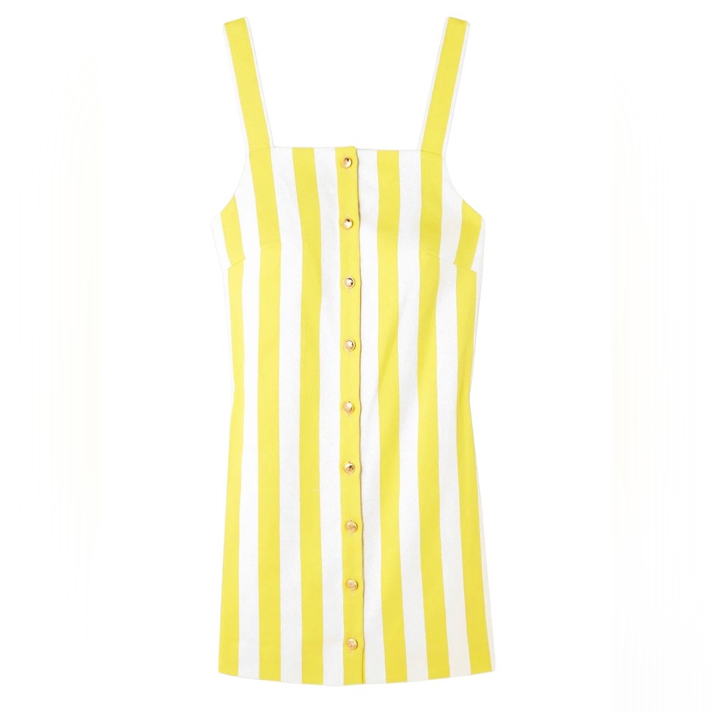 ☀️perfect summer dress☀️Miguelina Pippa Italian stripe organic cotton jumper/👗